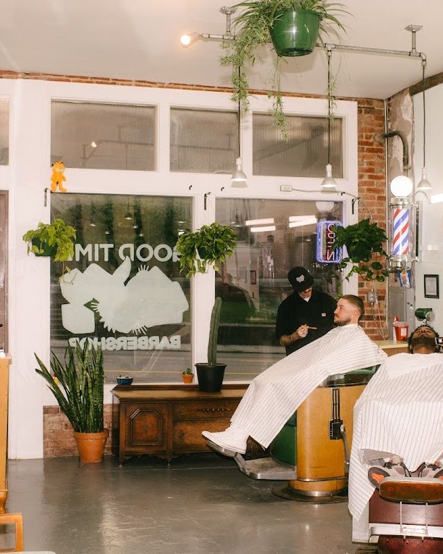 Barber station